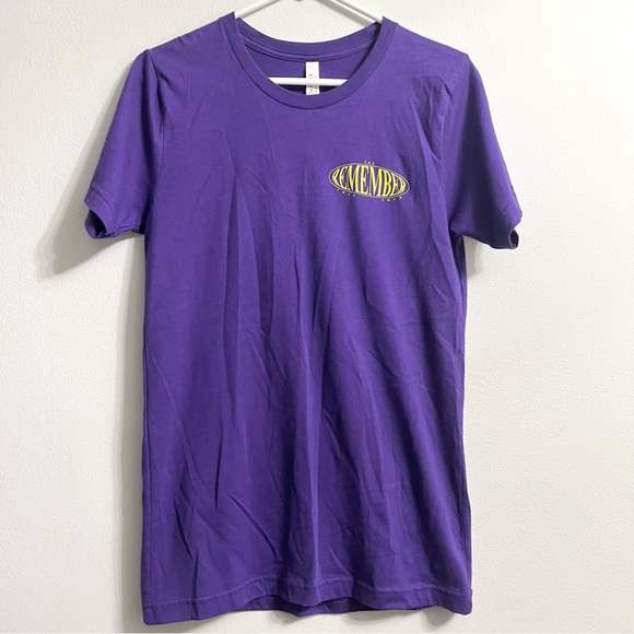 Jonas Brothers The Remember This Concert Tour Tee Shirt Band T Purple Neon Small - Picture 3 of 7